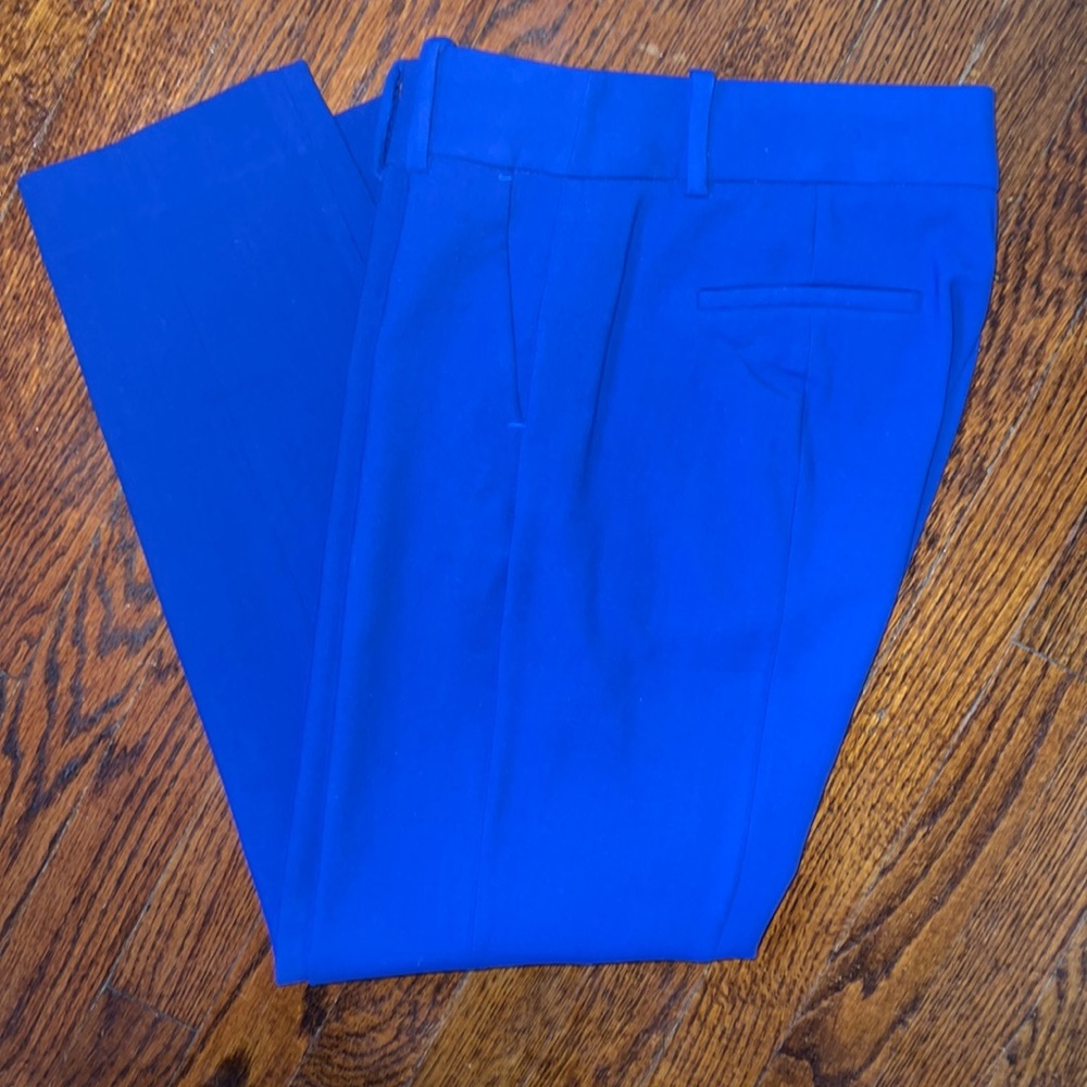 💙Jcrew💙 PRISTINE Cafe Capri in beautiful bright cobalt blue. Size 8.
